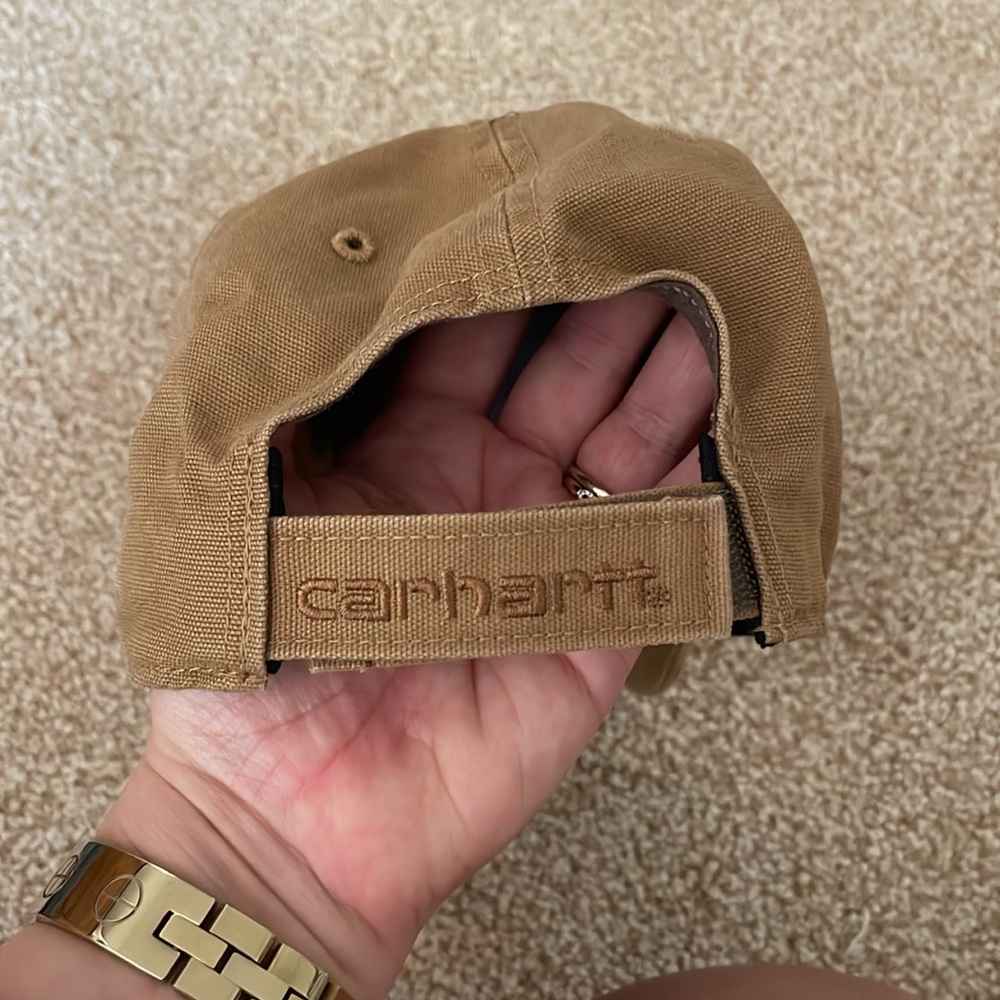 NWOT Carhartt canvas hat tan - Picture 3 of 5